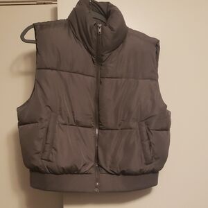 Madden Girl Gray Puffer Vest